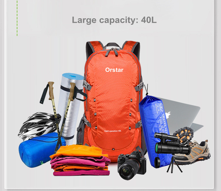 40L lightweight packable backpack