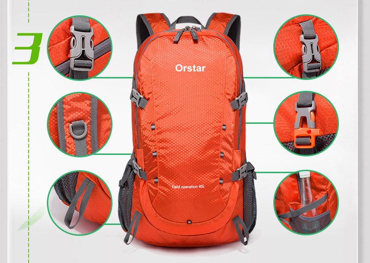 water resistant hiking daypack