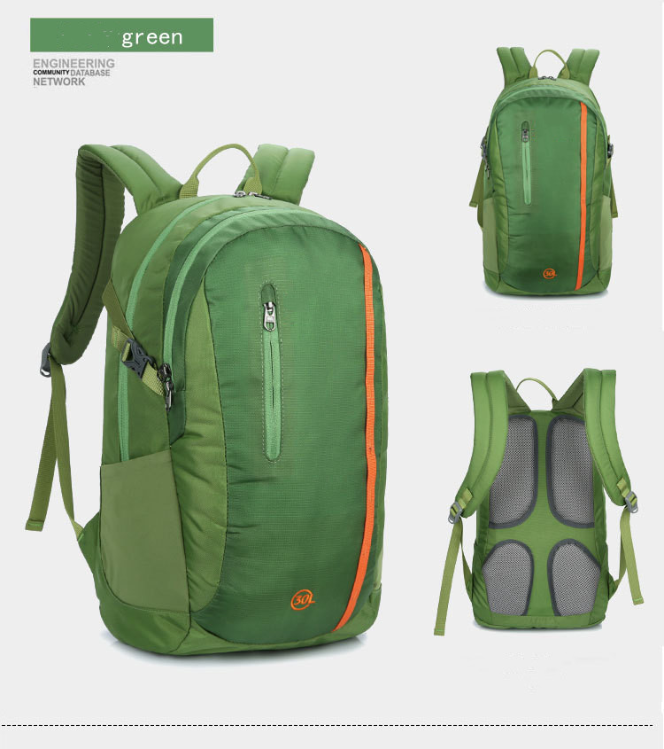 Waterproof Outdoor Travel Sports Backpack-green