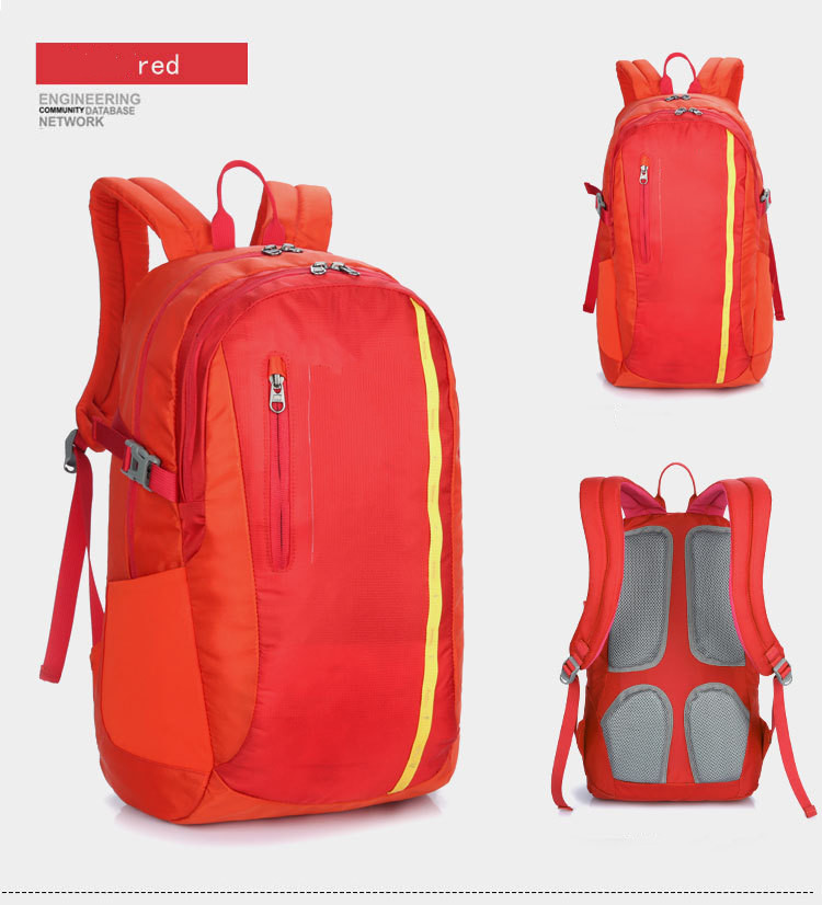 Waterproof Outdoor Travel Sports Backpack-red