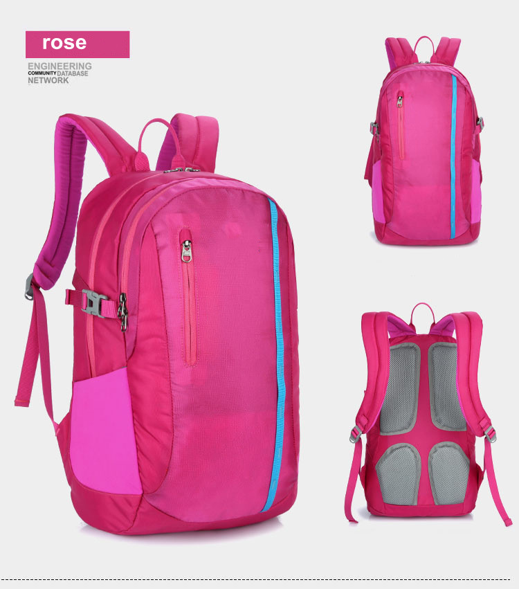 Waterproof Outdoor Travel Sports Backpack-rose