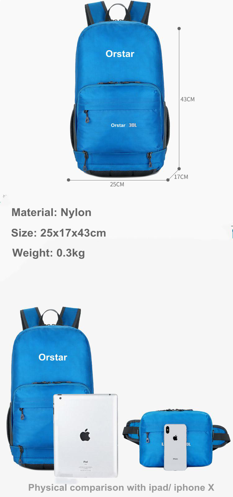 wholesale collapsible daypack