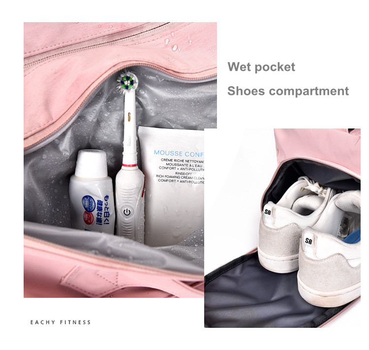 unisex wet pocket Yoga shoulder bag
