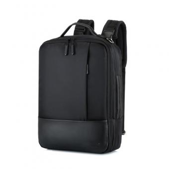 leather business backpack