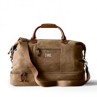 mens weekend canvas travel overnight gym duffle bag